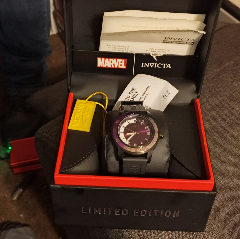 Limited edition marvel Invicta watch